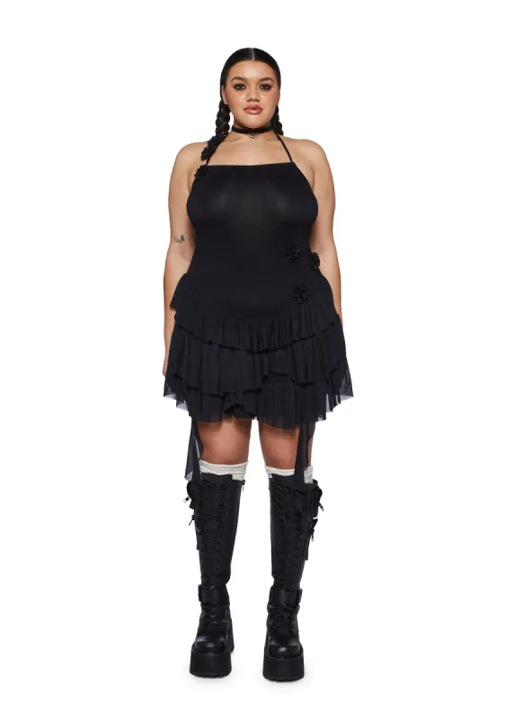 Plus The Night Is Young Mini Dress sold by Dolls Kill