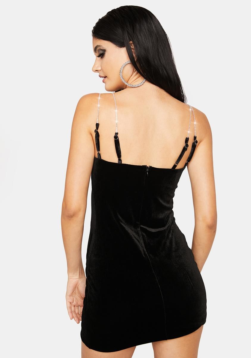 Main Attraction Velvet Mini Dress sold by Dolls Kill product image thumbnail 4