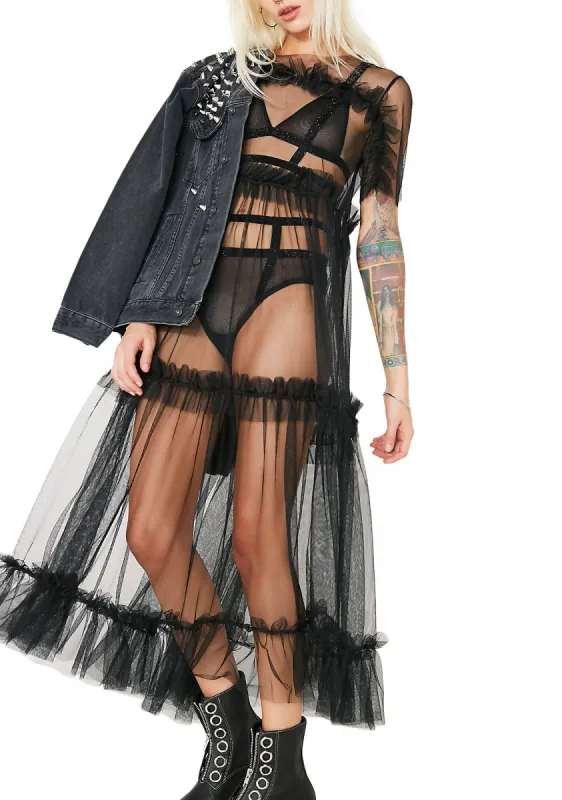 Widow Dress sold by Dolls Kill