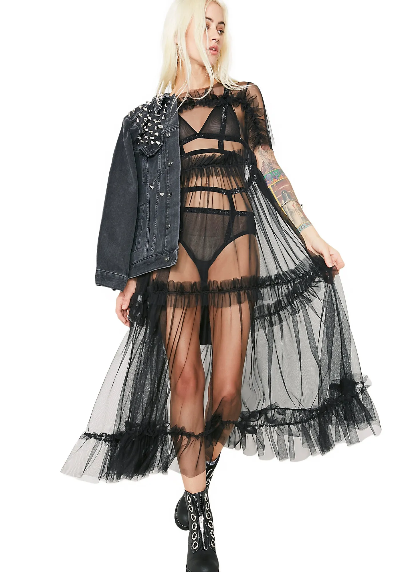 Widow Dress sold by Dolls Kill product image thumbnail 5