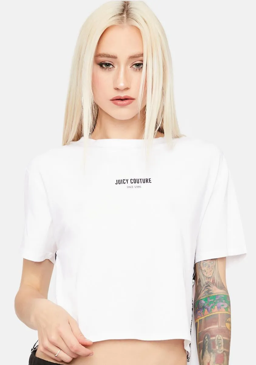 Juicy Logo Tape Tee sold by Dolls Kill
