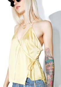 Golden Gurl Cami Top sold by Dolls Kill