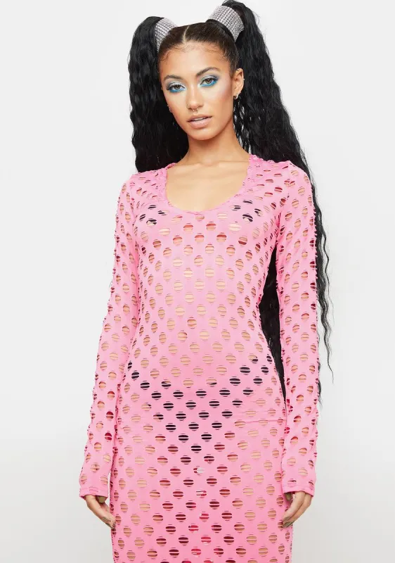 Keeping Score Cutout Maxi Dress sold by Dolls Kill