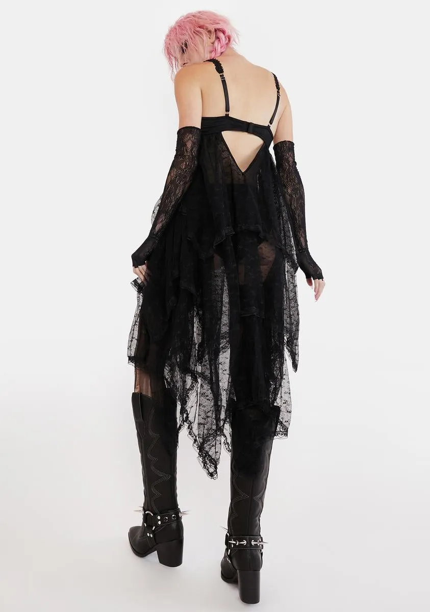 Darker Poetry Maxi Lingerie Set sold by Dolls Kill product image thumbnail 4