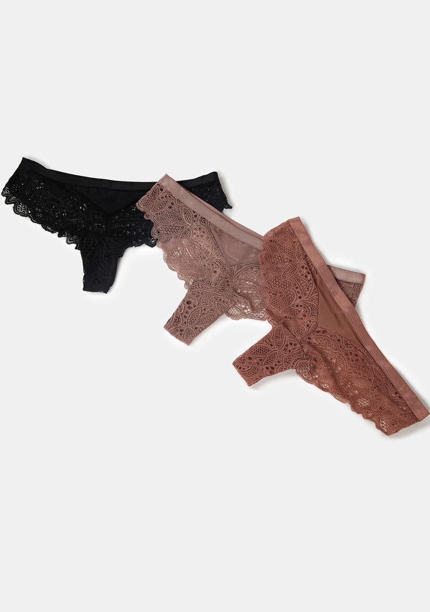 Please Yourself Cheeky 3-Pack sold by Dolls Kill