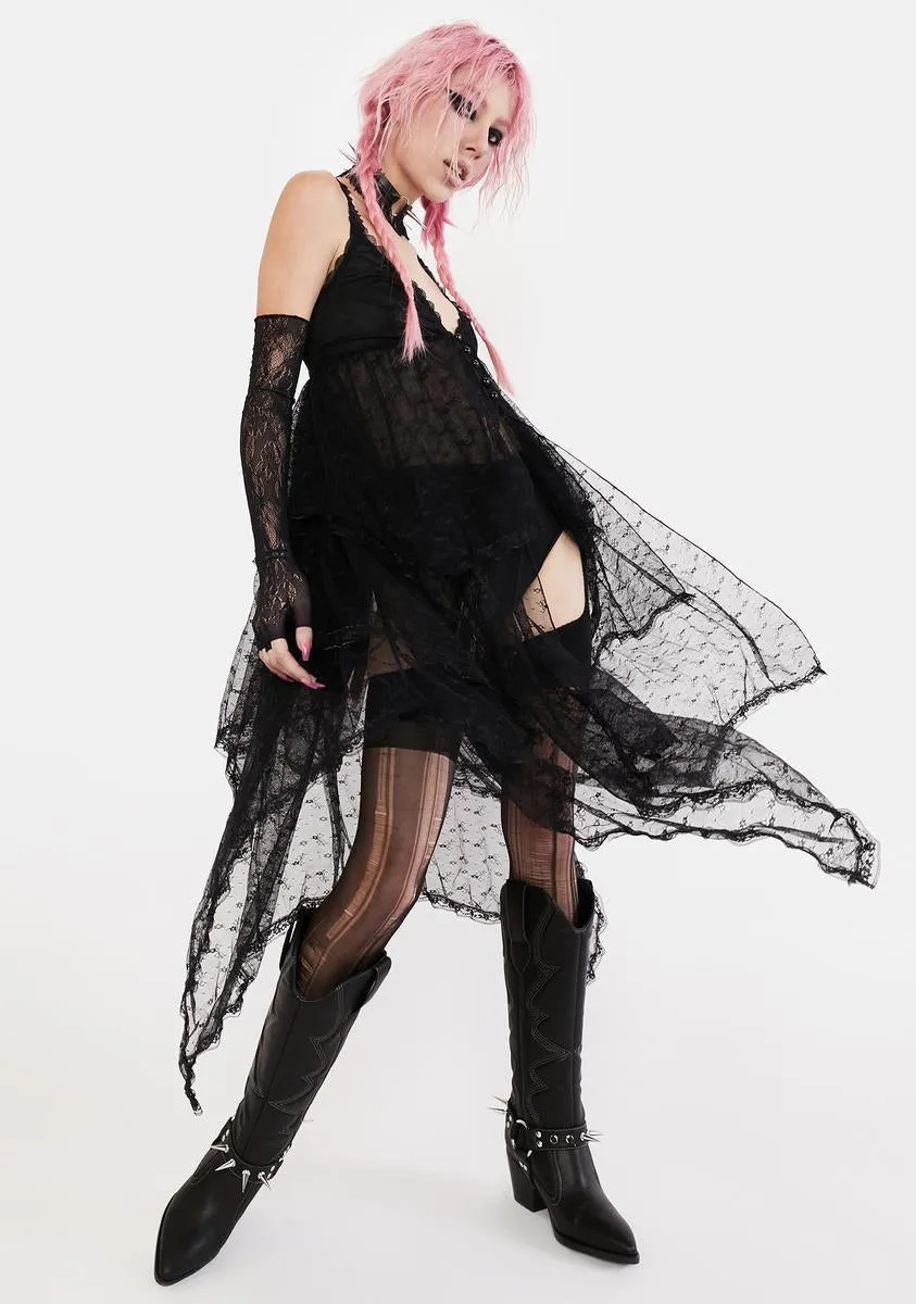 Darker Poetry Maxi Lingerie Set sold by Dolls Kill product image thumbnail 2