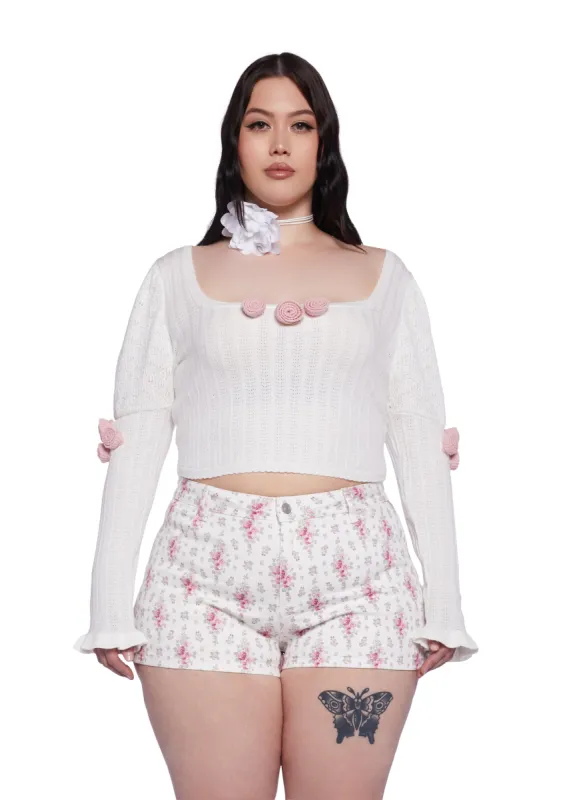 Plus High Society Long Sleeve Top sold by Dolls Kill