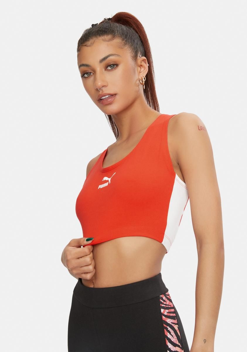 Poppy Red Iconic T7 Bralette sold by Dolls Kill product image thumbnail 2