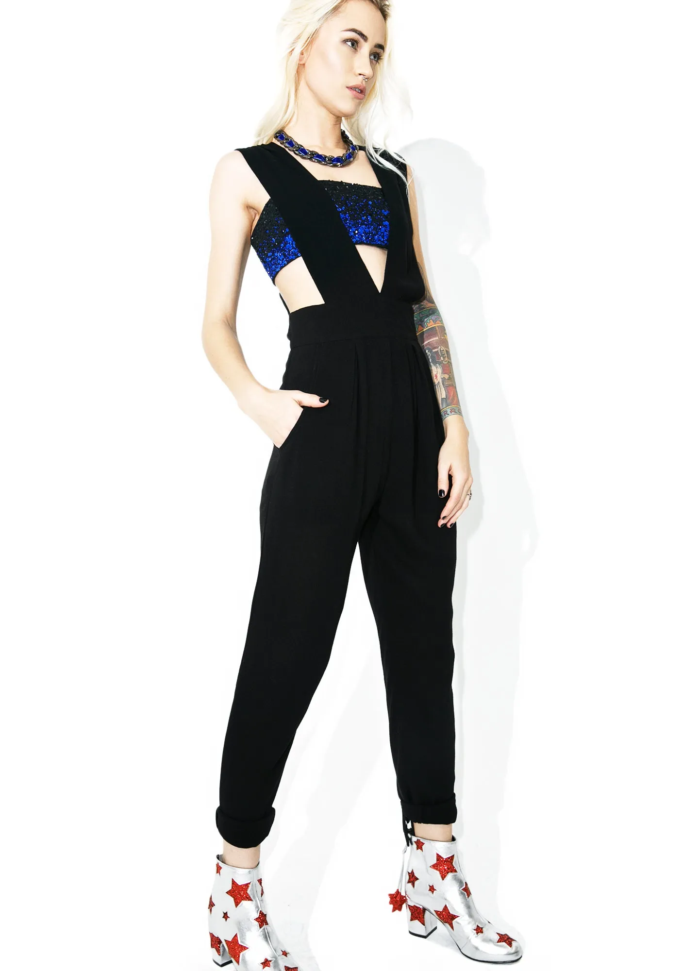 Bar Jumpsuit sold by Dolls Kill