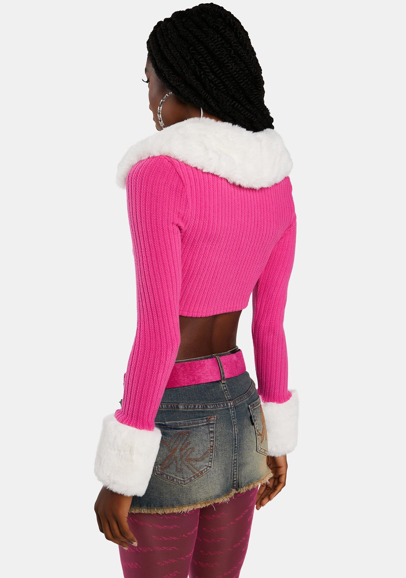 Mega Star Cropped Sweater sold by Dolls Kill product image thumbnail 4