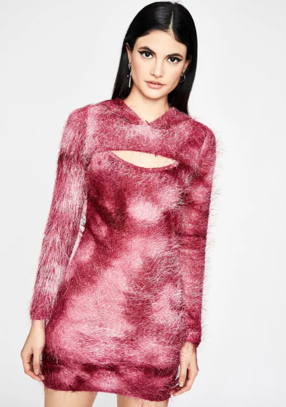 Candy Untamed Pleasures Hoodie Dress sold by Dolls Kill