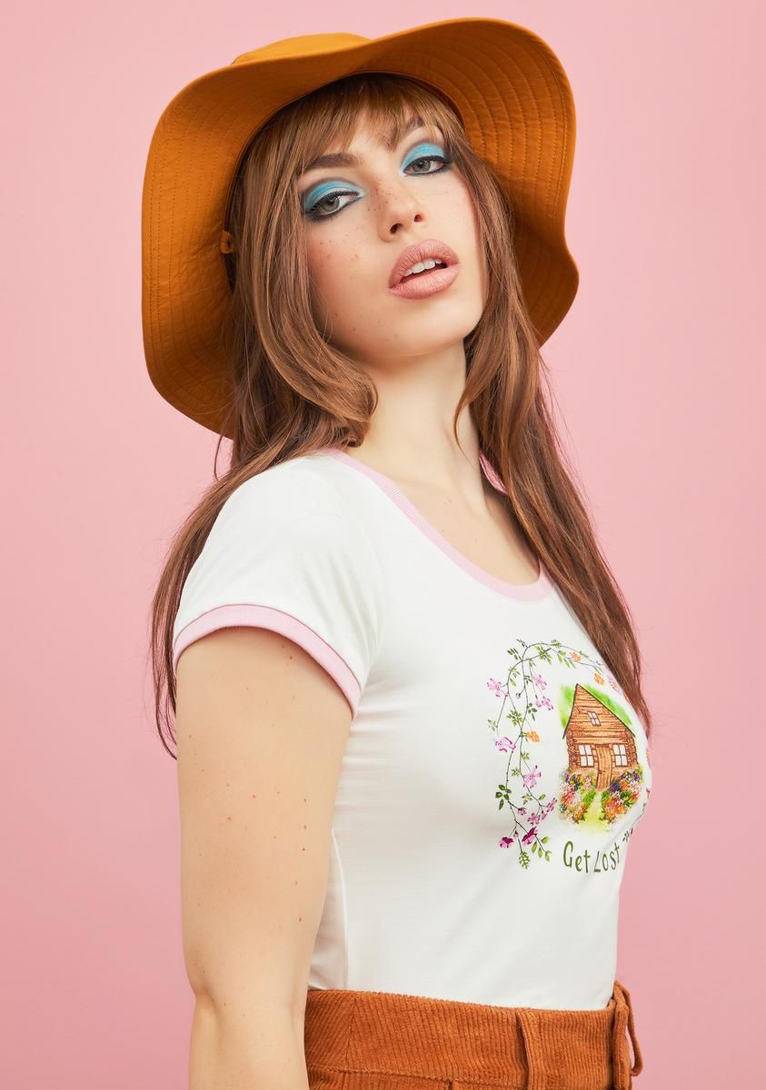 Hit The Road Ringer Tee sold by Dolls Kill product image thumbnail 2