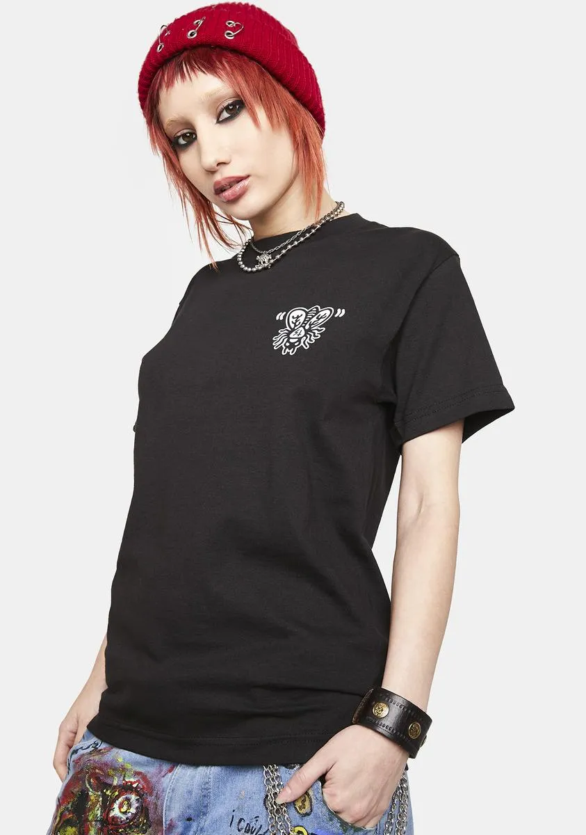 When I Die Graphic Tee sold by Dolls Kill product image thumbnail 4
