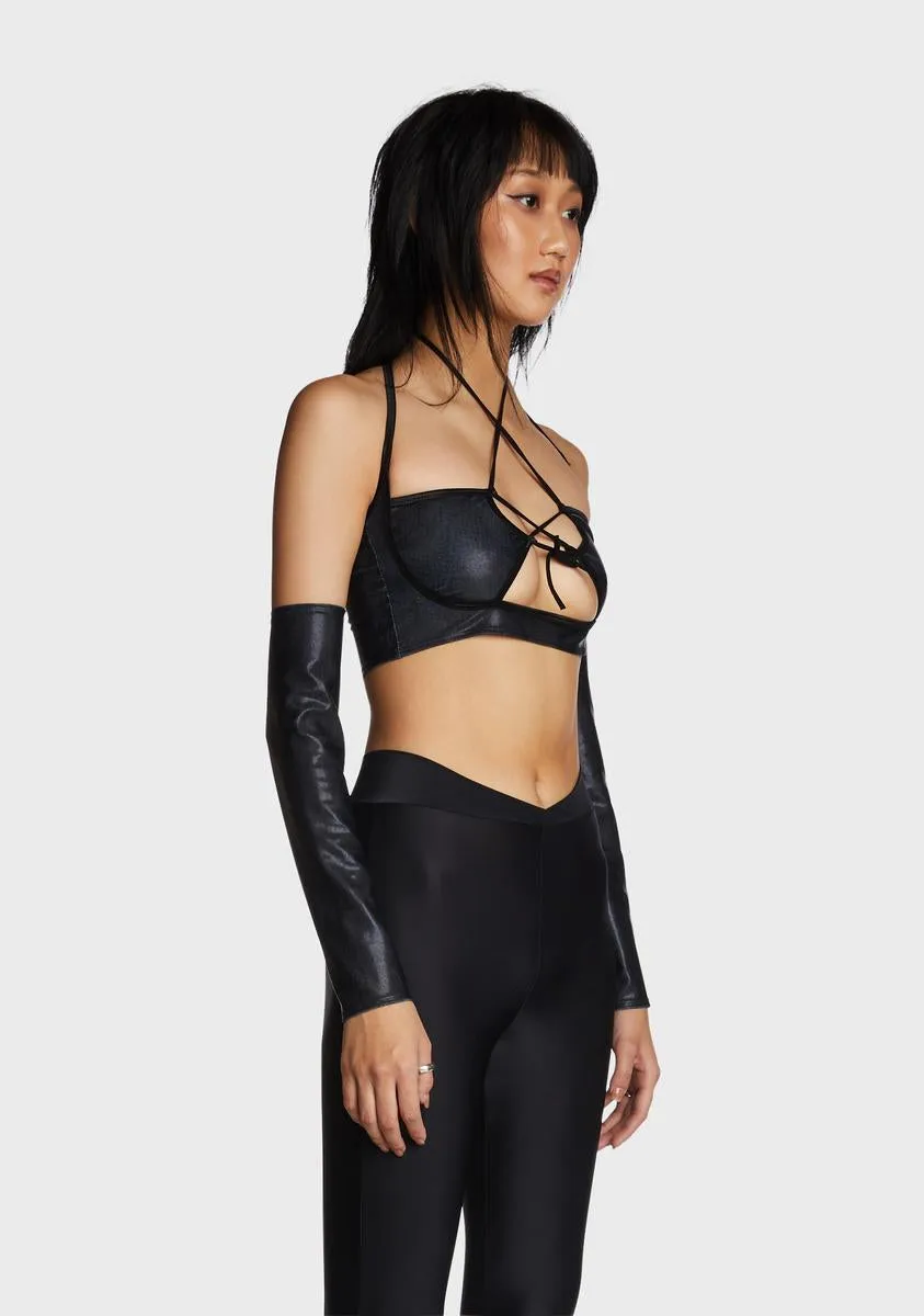 Lara Croft Crop Top sold by Dolls Kill product image thumbnail 3