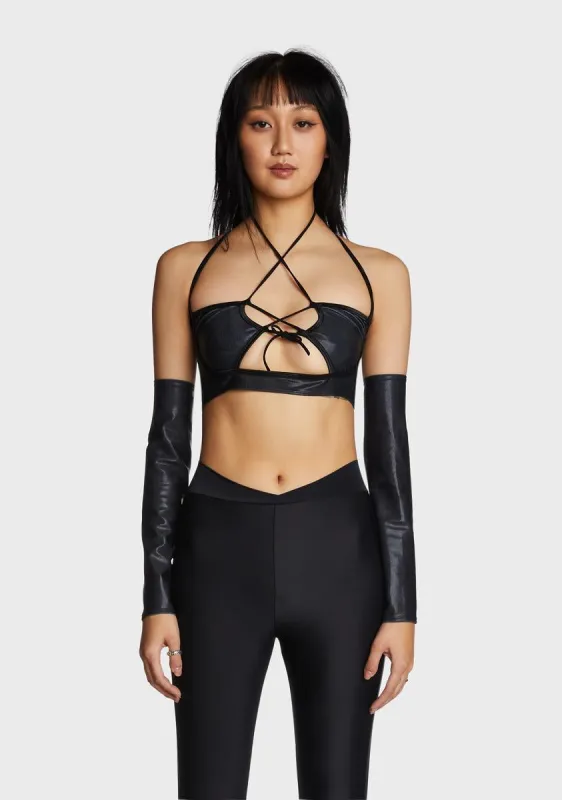 Lara Croft Crop Top sold by Dolls Kill