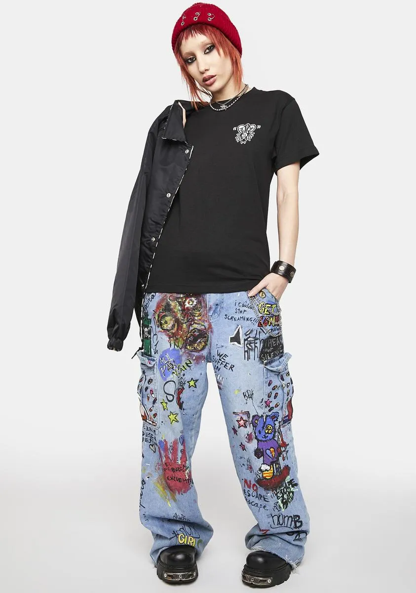 When I Die Graphic Tee sold by Dolls Kill product image thumbnail 3