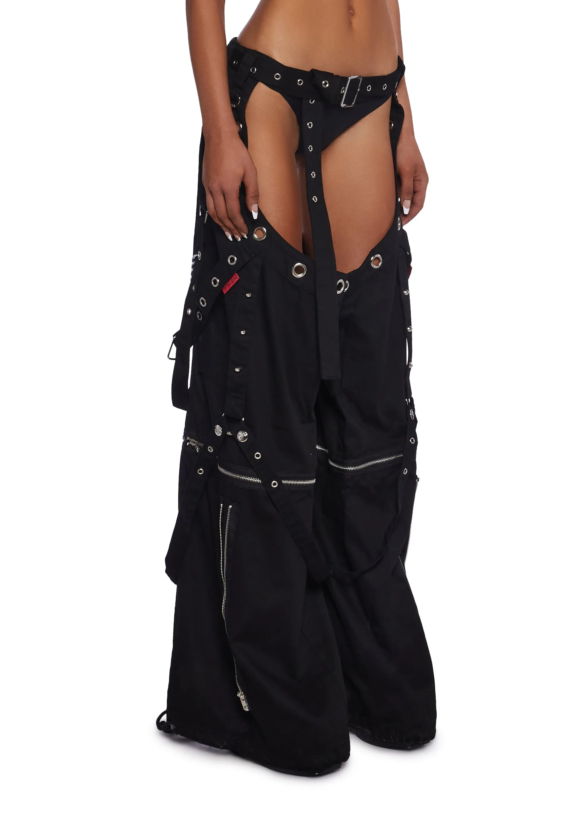 Darkstreet Bondage Chaps sold by Dolls Kill product image thumbnail 3