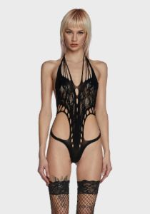 Holy Visions Fishnet Bodysuit sold by Dolls Kill