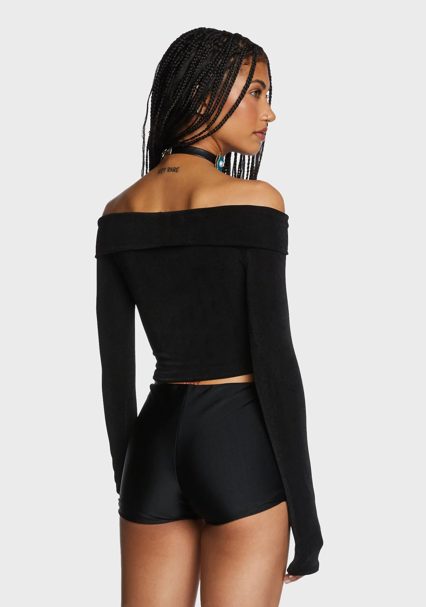 With My Bestie Crop Top - Black sold by Dolls Kill product image thumbnail 5