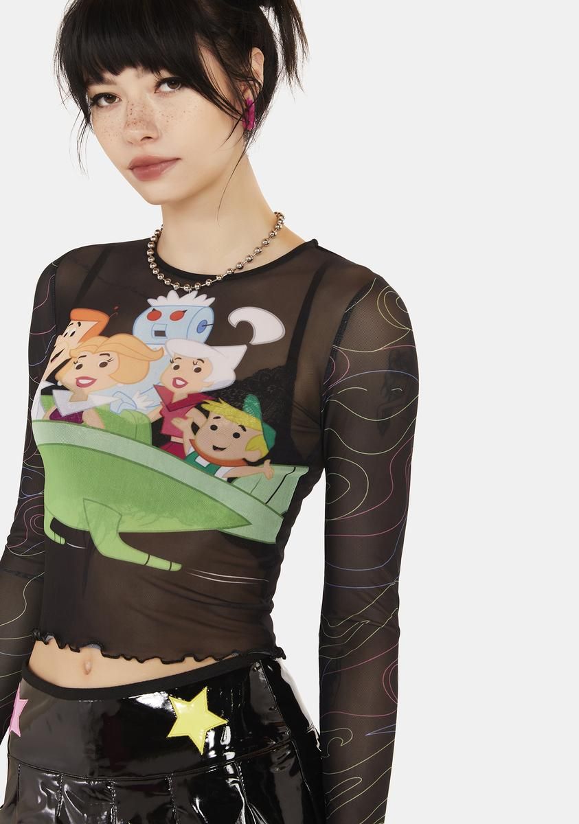 Galactic Welcome Mesh Top sold by Dolls Kill product image thumbnail 2