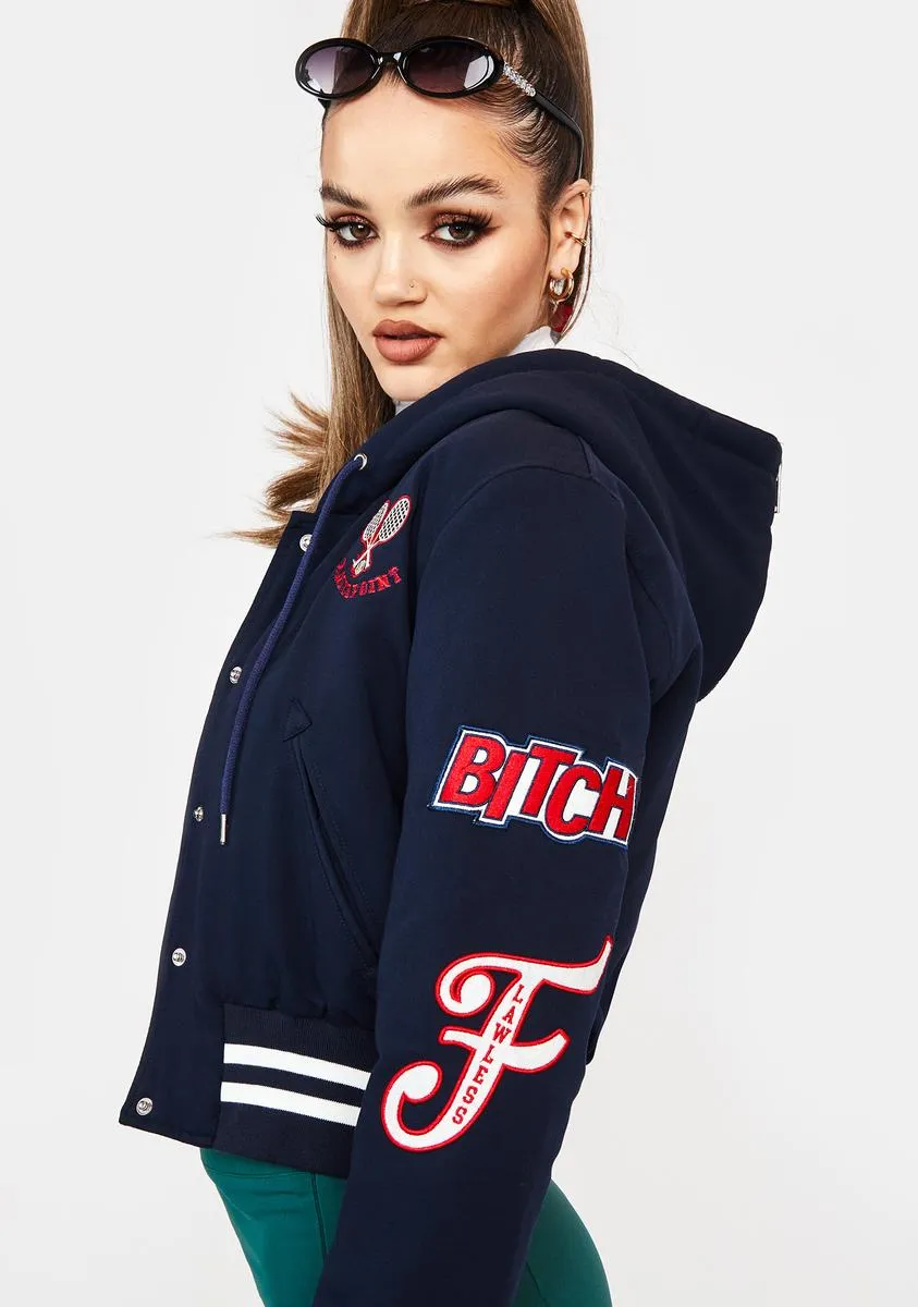 Meet Your Match Varsity Jacket sold by Dolls Kill product image thumbnail 2