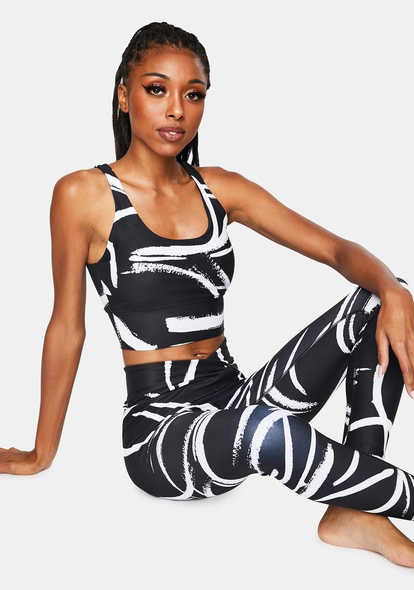 Night Abstract Gym Bra sold by Dolls Kill product image thumbnail 2