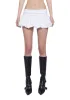 Lila Mini Bubble Skirt - White sold by Dolls Kill
