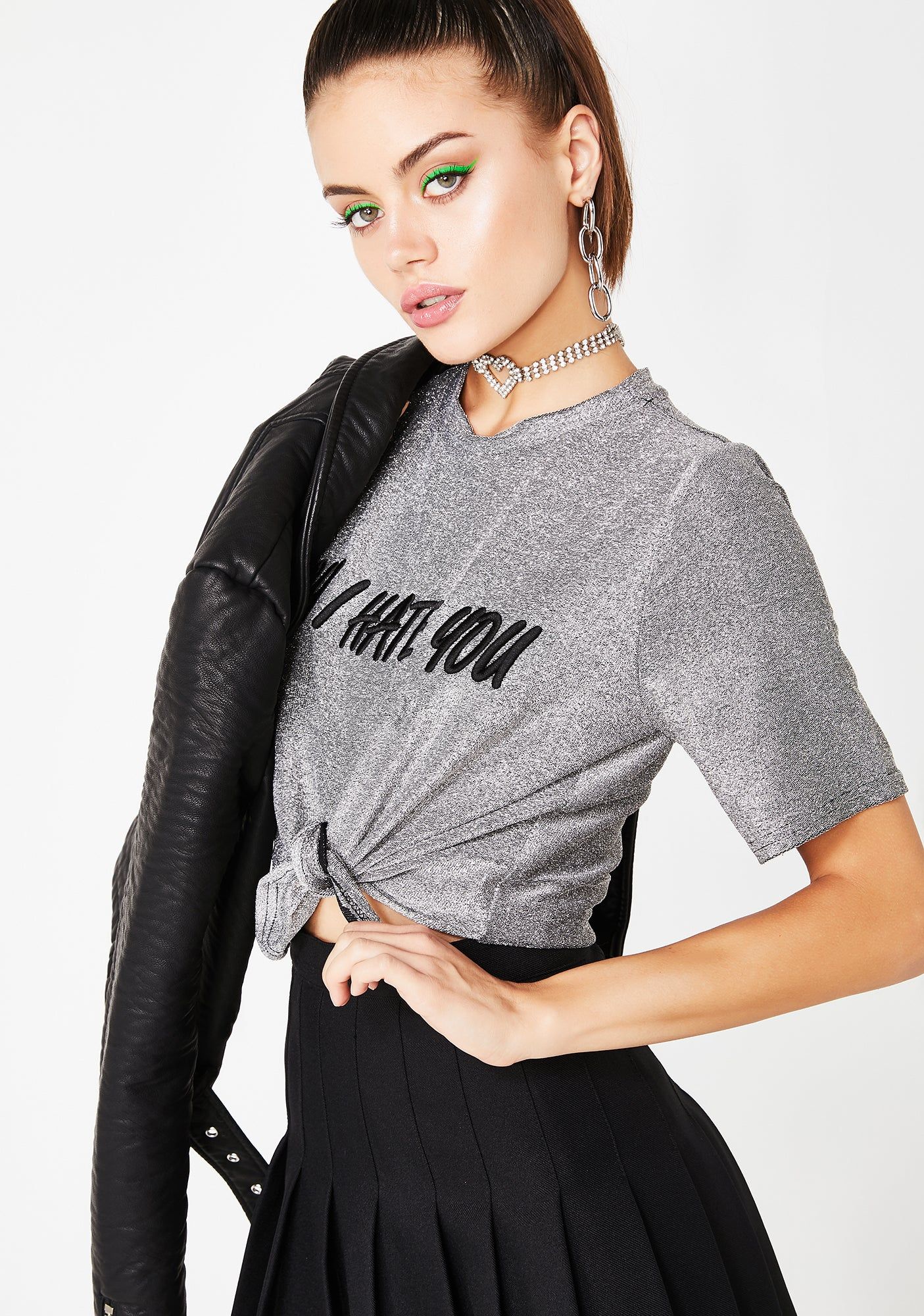 Baby I Hate You Tee sold by Dolls Kill product image thumbnail 2