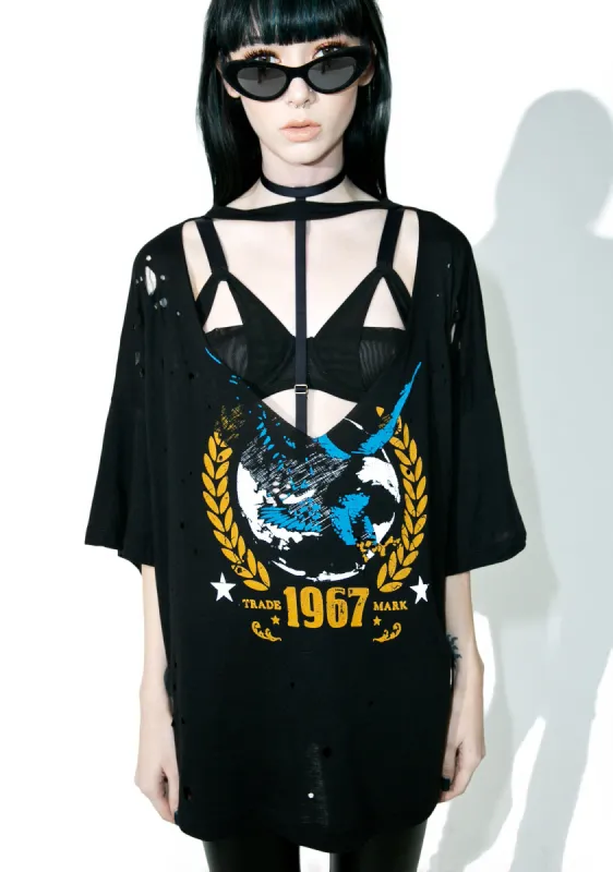 1967 Distressed T-Shirt sold by Dolls Kill