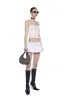 Lila Mini Bubble Skirt - White sold by Dolls Kill