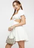 Simply Sweetest Cutout Mini Dress sold by Dolls Kill