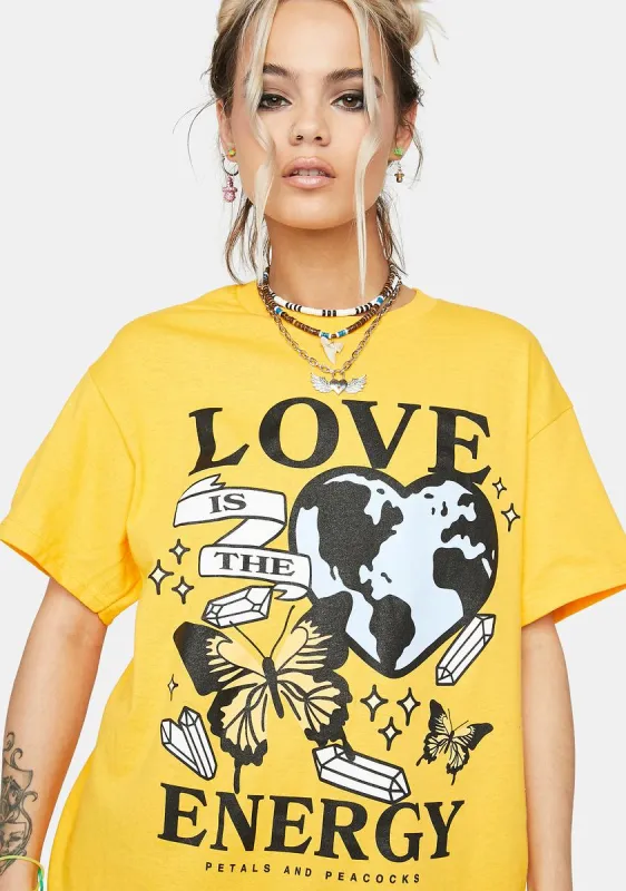 Love Is Energy Graphic Tee sold by Dolls Kill