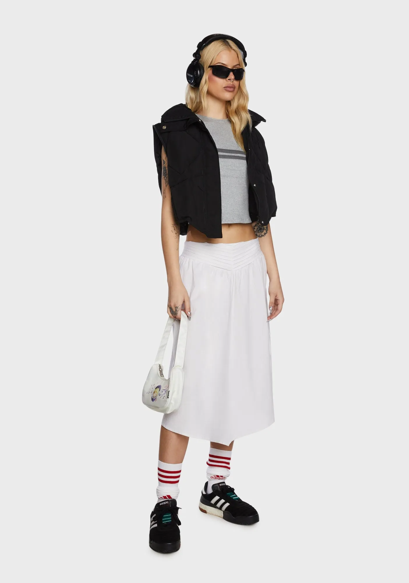 India Midi Skirt - White sold by Dolls Kill product image thumbnail 2