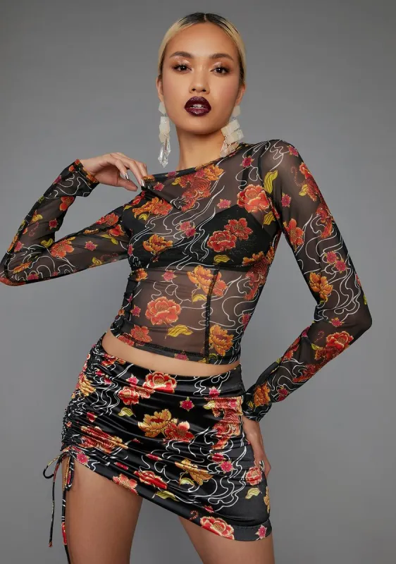 Honest Confessions Mesh Top sold by Dolls Kill