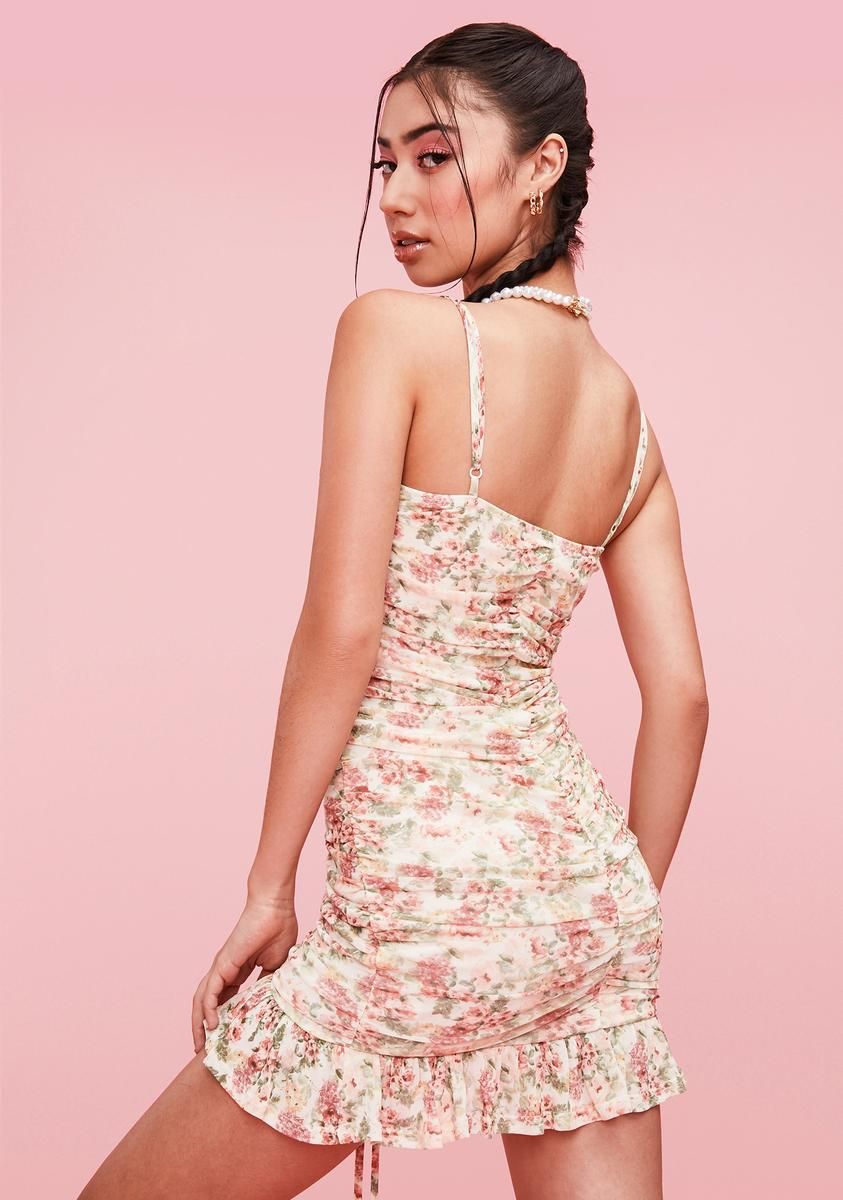 Bloom The Nation Ruched Dress sold by Dolls Kill product image thumbnail 4