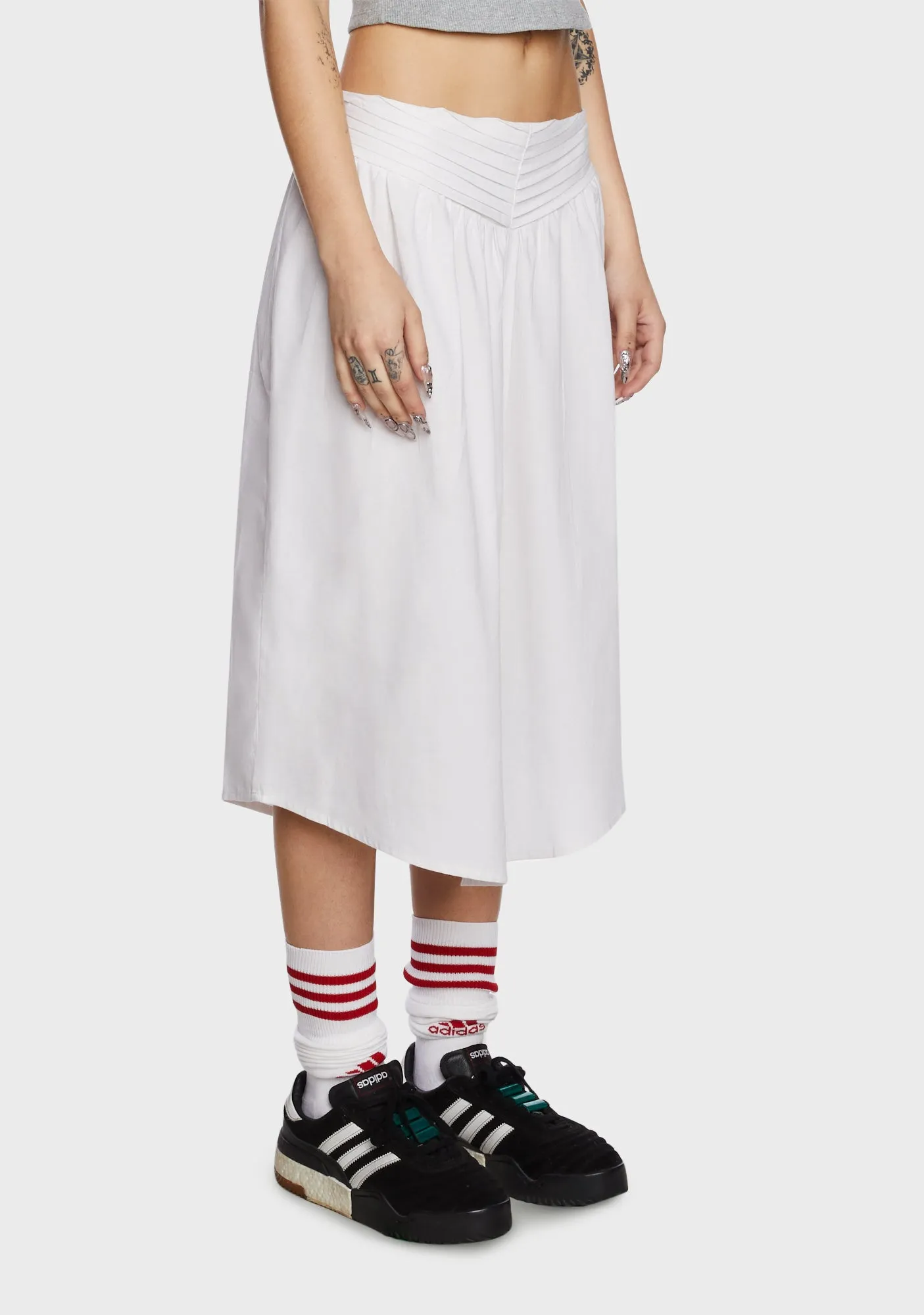India Midi Skirt - White sold by Dolls Kill product image thumbnail 3