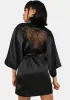 Rose in the Night Satin Robe sold by Dolls Kill