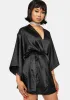 Rose in the Night Satin Robe sold by Dolls Kill