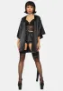 Rose in the Night Satin Robe sold by Dolls Kill