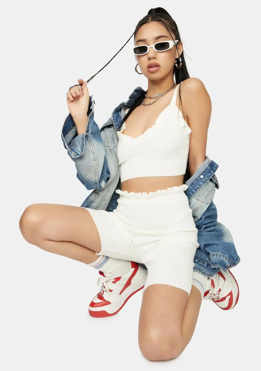 Make You Miss Me Biker Shorts Set sold by Dolls Kill product image thumbnail 2