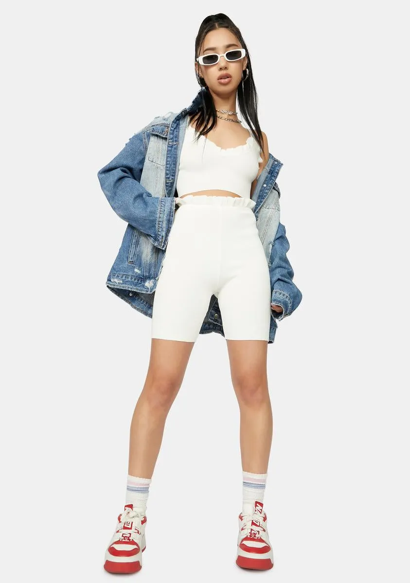 Make You Miss Me Biker Shorts Set sold by Dolls Kill product image thumbnail 3