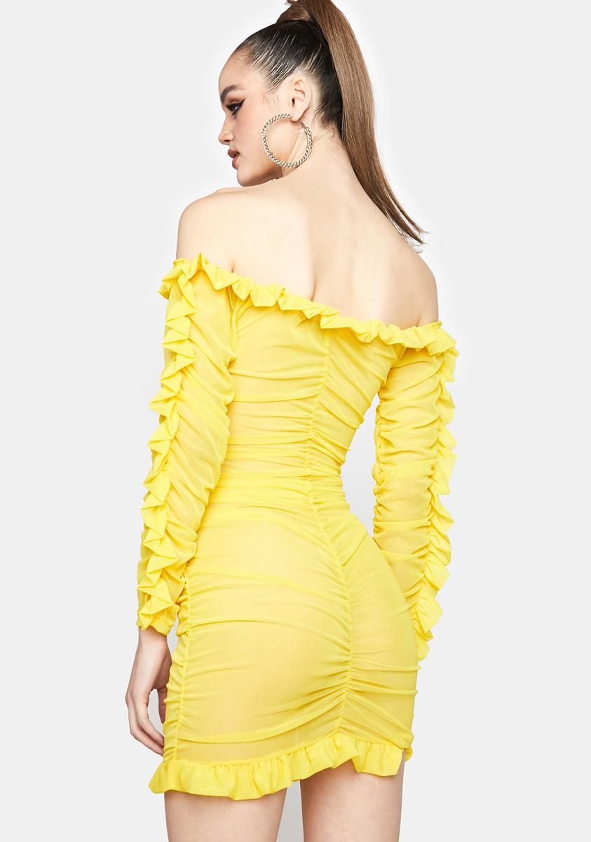 Shock Serving Pleasure Mesh Midi Dress sold by Dolls Kill product image thumbnail 4