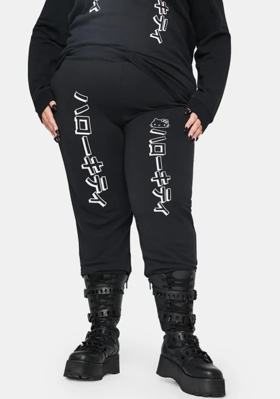Plus Hello Kitty Graphic Joggers sold by Dolls Kill