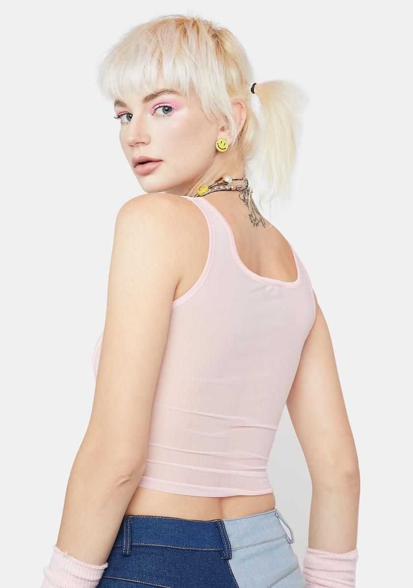 Sugar Get Lucky Mesh Corset Top sold by Dolls Kill product image thumbnail 4