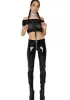 Heartbreaker Off-Shoulder Crop Top sold by Dolls Kill