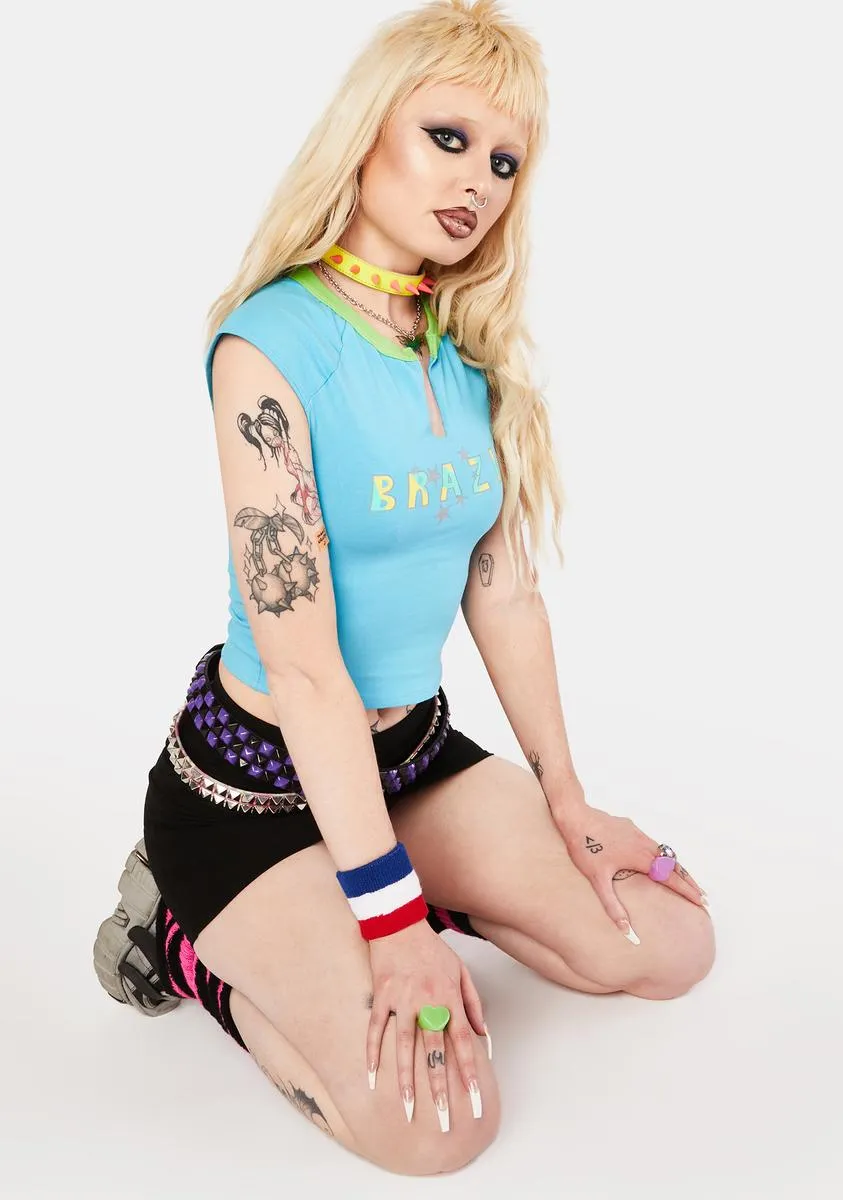Viva Brazil Crop Tee sold by Dolls Kill product image thumbnail 2