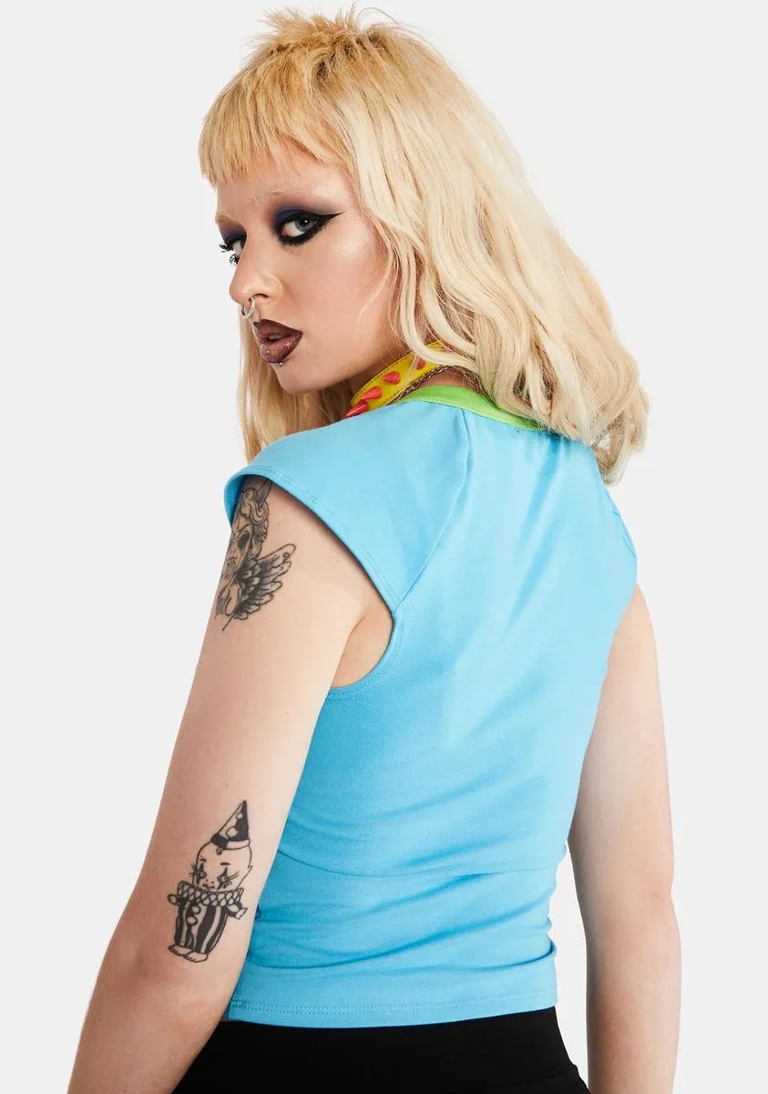 Viva Brazil Crop Tee sold by Dolls Kill product image thumbnail 4