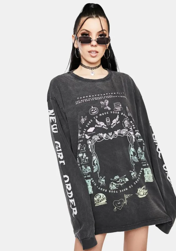 Move Your Body Graphic Tee sold by Dolls Kill