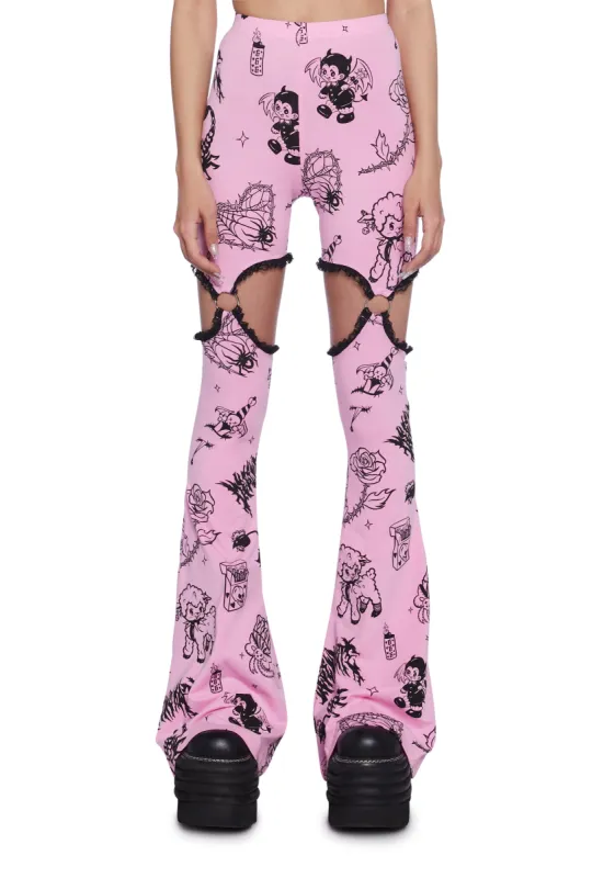 Babe Breaking Tradition Flare Pants sold by Dolls Kill