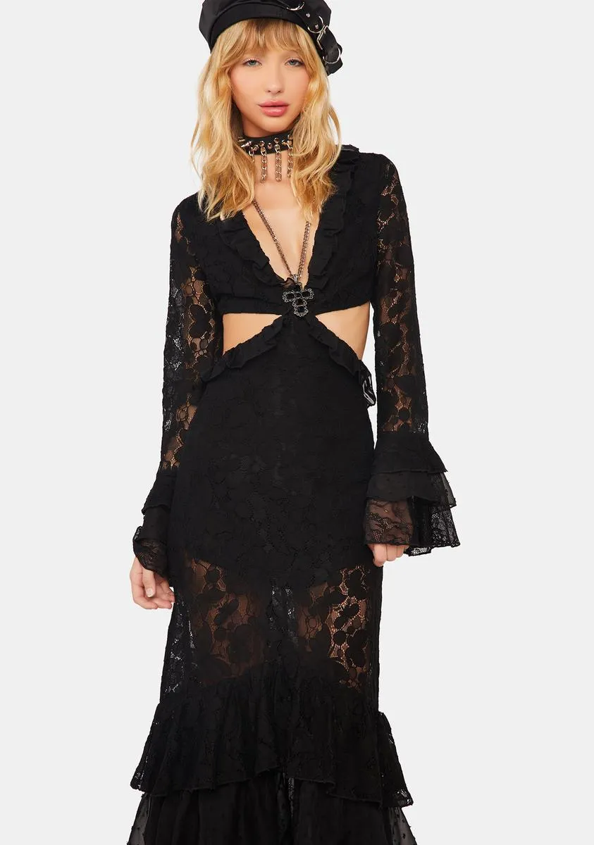 The Rumors Lace Maxi Dress sold by Dolls Kill product image thumbnail 2